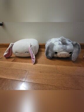 Lot of 2 Stackables Plushies "Jason the Donkey" & "Bop the Bunny" Squishmallows